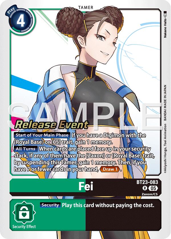 Fei BT23-083 [ Inglese / Giapponese ]