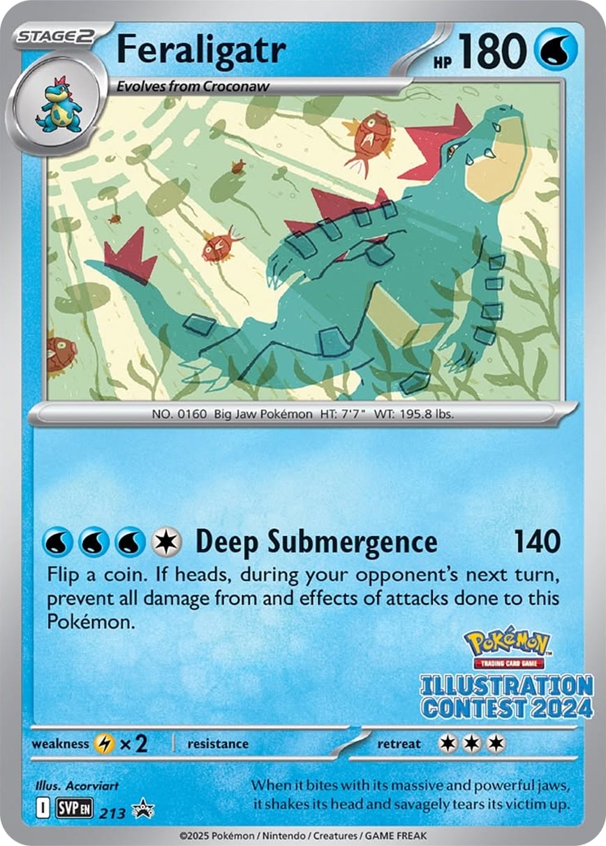 Feraligatr - SVP Black Star Promos SVP 213 [ Inglese ]