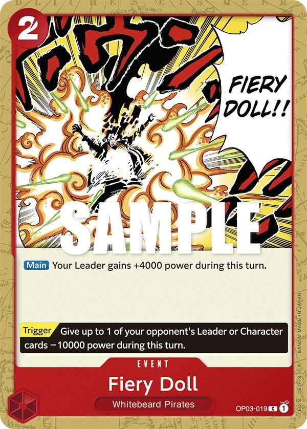 Fiery Doll OP03-019 [ Inglese / Giapponese / Francese / Cinese Semplificato ]