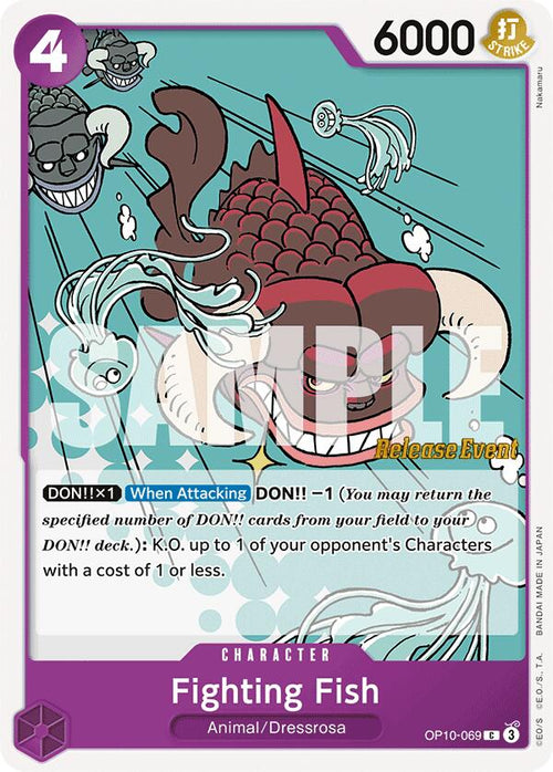 Fighting Fish OP10-069 [ Inglese / Giapponese / Francese / Cinese Semplificato ]