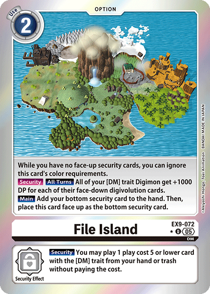 File Island EX9-072 [ Inglese / Giapponese ]