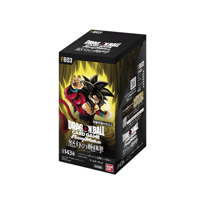 Dragon Ball Super Card Game Fusion World Raging Roar FB03 Display – 24 Buste (Jap) ARRIVO ENTRO IL 18 OTTOBRE