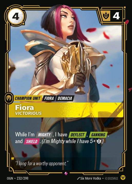Fiora - Victorious (RARE) [ Inglese / Cinese Semplificato ]