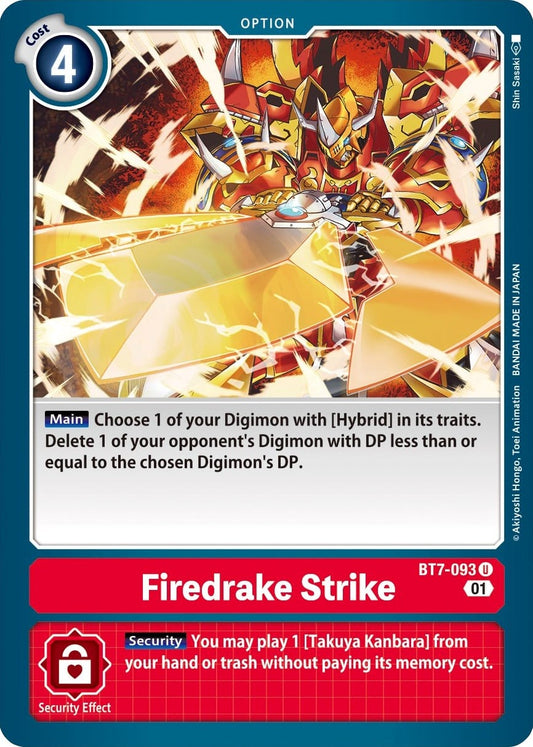 Firedrake Strike BT7-093 [ Inglese / Giapponese ]