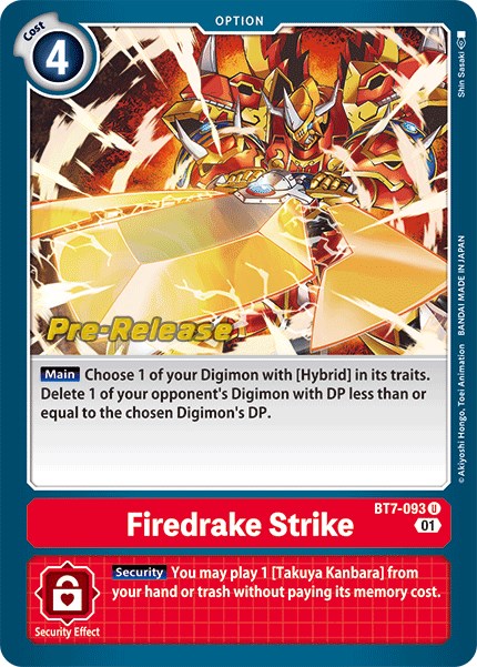 Firedrake Strike BT7-093 [ Inglese / Giapponese ]