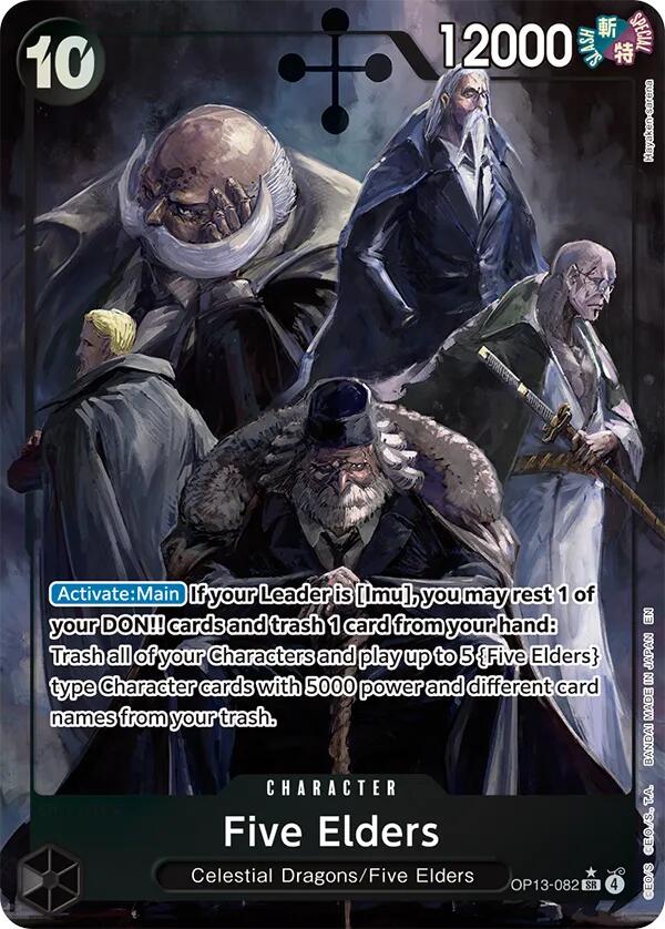 Five Elders OP13-082 [ Inglese / Giapponese / Francese / Cinese Semplificato ]