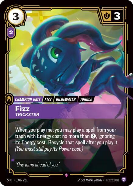 Fizz - Trickster (RARE) [ Inglese / Cinese Semplificato ]