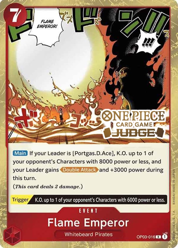 Flame Emperor OP03-016 [ Inglese / Giapponese / Francese / Cinese Semplificato ]