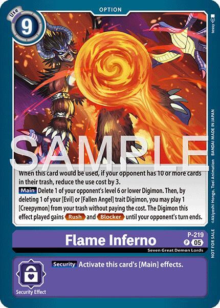 Flame Inferno P-219 [ Inglese ]