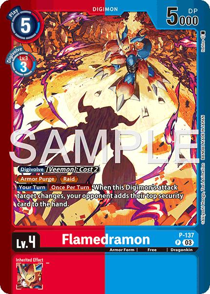 Flamedramon P-137 [ Inglese / Giapponese ]