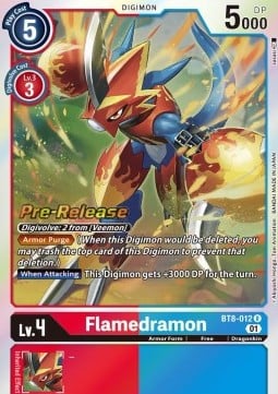 Flamedramon BT8-012 [ Inglese / Giapponese ]
