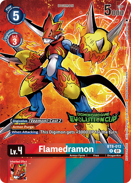 Flamedramon BT8-012 [ Inglese / Giapponese ]