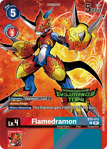 Flamedramon BT8-012 [ Inglese / Giapponese ]