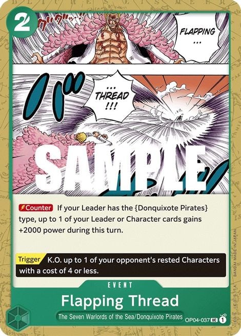 Flapping Thread OP04-037 [ Inglese / Giapponese / Francese / Cinese Semplificato ]