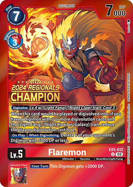 Flaremon EX5-012 [ Inglese / Giapponese ]