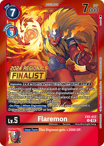 Flaremon EX5-012 [ Inglese / Giapponese ]