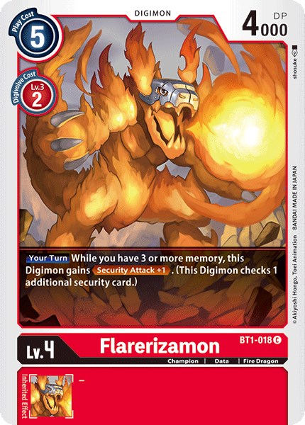 Flarerizamon BT1-018 [ Inglese / Giapponese ]