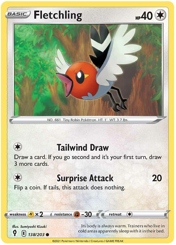 Fletchling - Evoluzioni Eteree 138/203 [ Italiano / Inglese ]