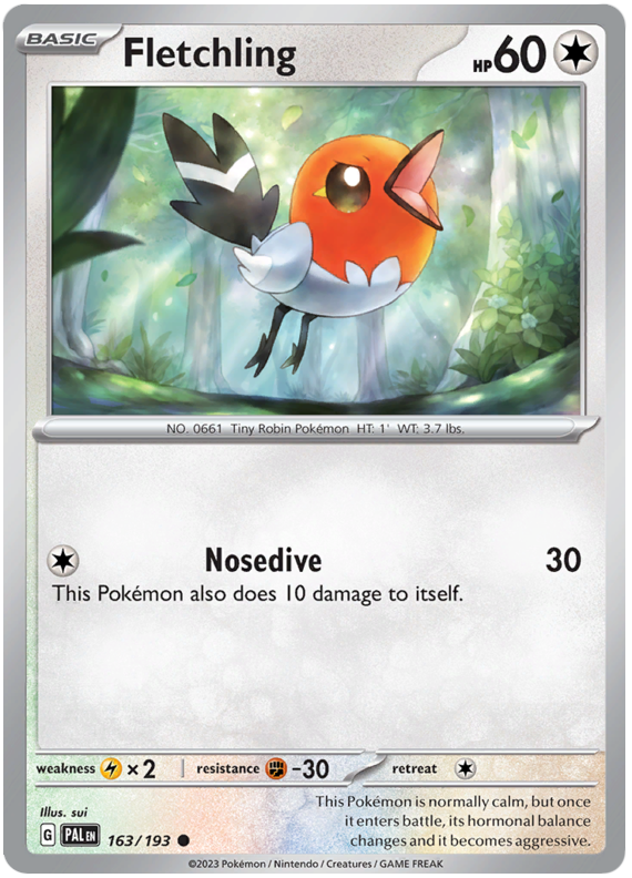 Fletchling - Evoluzioni a Paldea 163/193 [ Italiano ]