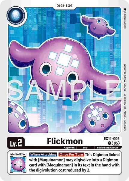 Flickmon EX11-006 [ Inglese / Giapponese ]