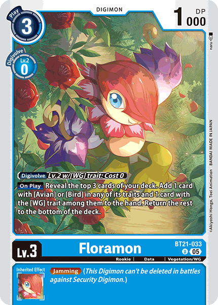 Floramon BT21-033 [ Inglese / Giapponese ]