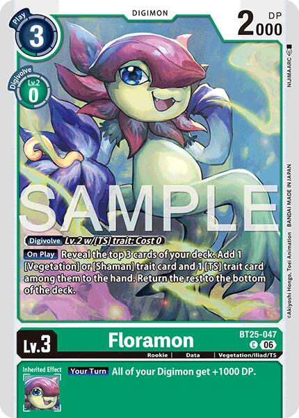 Floramon BT25-047 [ Inglese / Giapponese ]