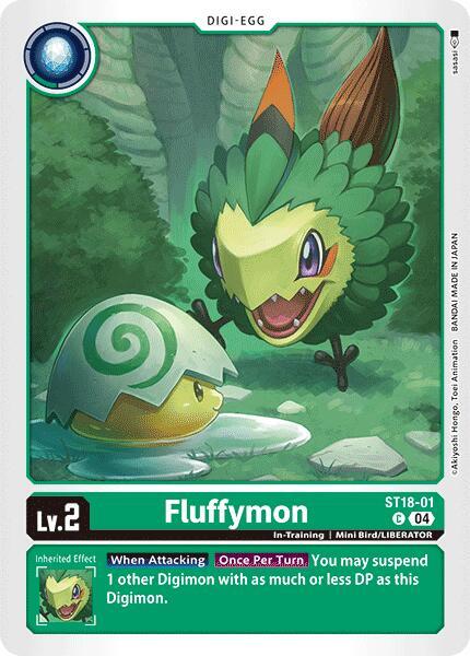 Fluffymon ST18-01 [ Inglese / Giapponese ]