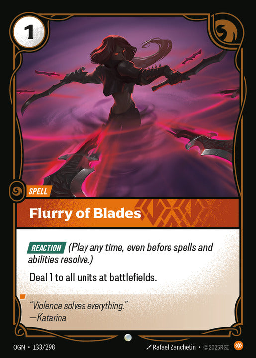 Flurry of Blades (Common) [ Inglese / Cinese Semplificato ]