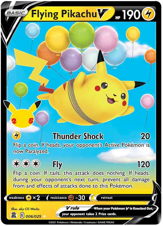 Pikachu Volo V - Gran Festa 006/025 [ Italiano / Inglese ]