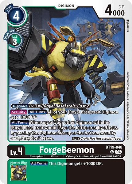 ForgeBeemon BT19-048 [ Inglese / Giapponese ]