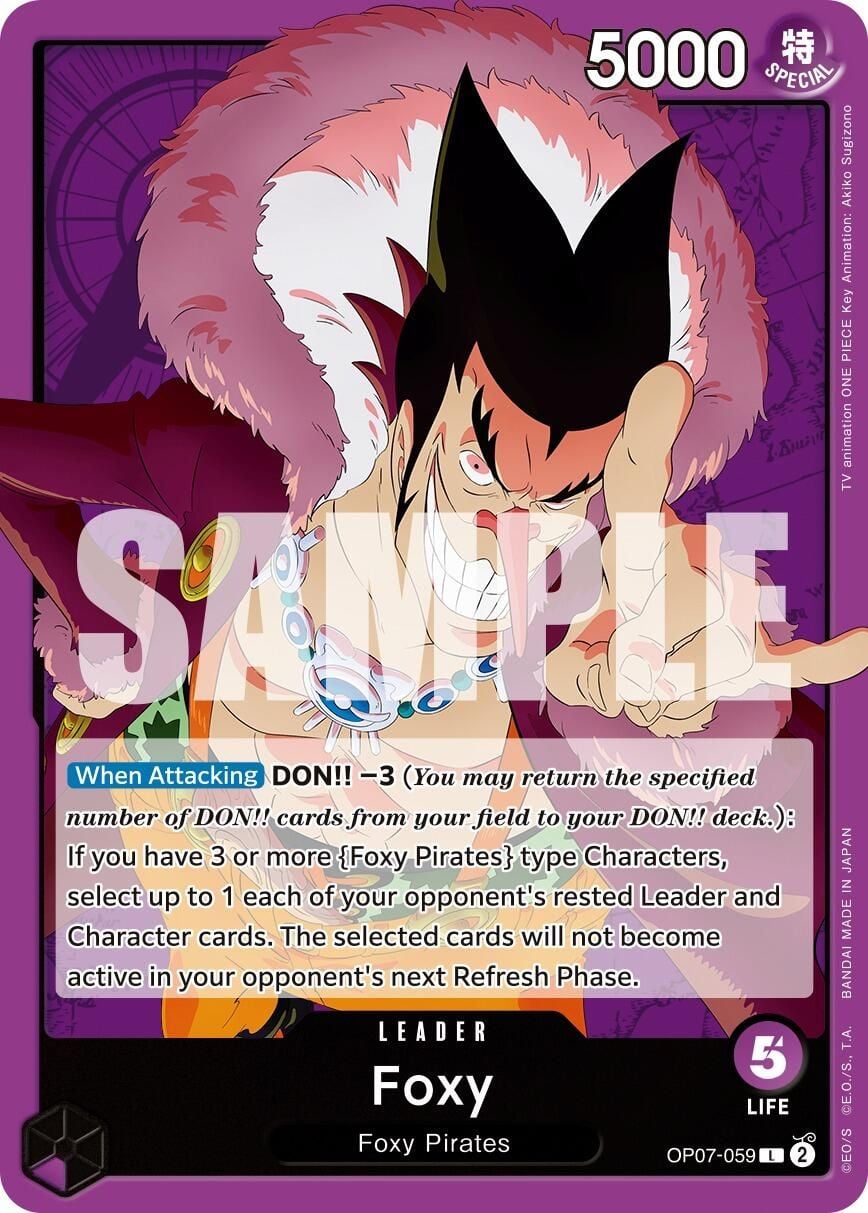 Foxy OP07-059 [ Inglese / Giapponese / Francese / Cinese Semplificato ]