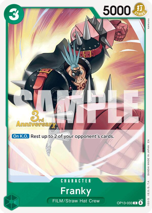 Franky OP13-033 [ Inglese / Giapponese / Francese / Cinese Semplificato ]