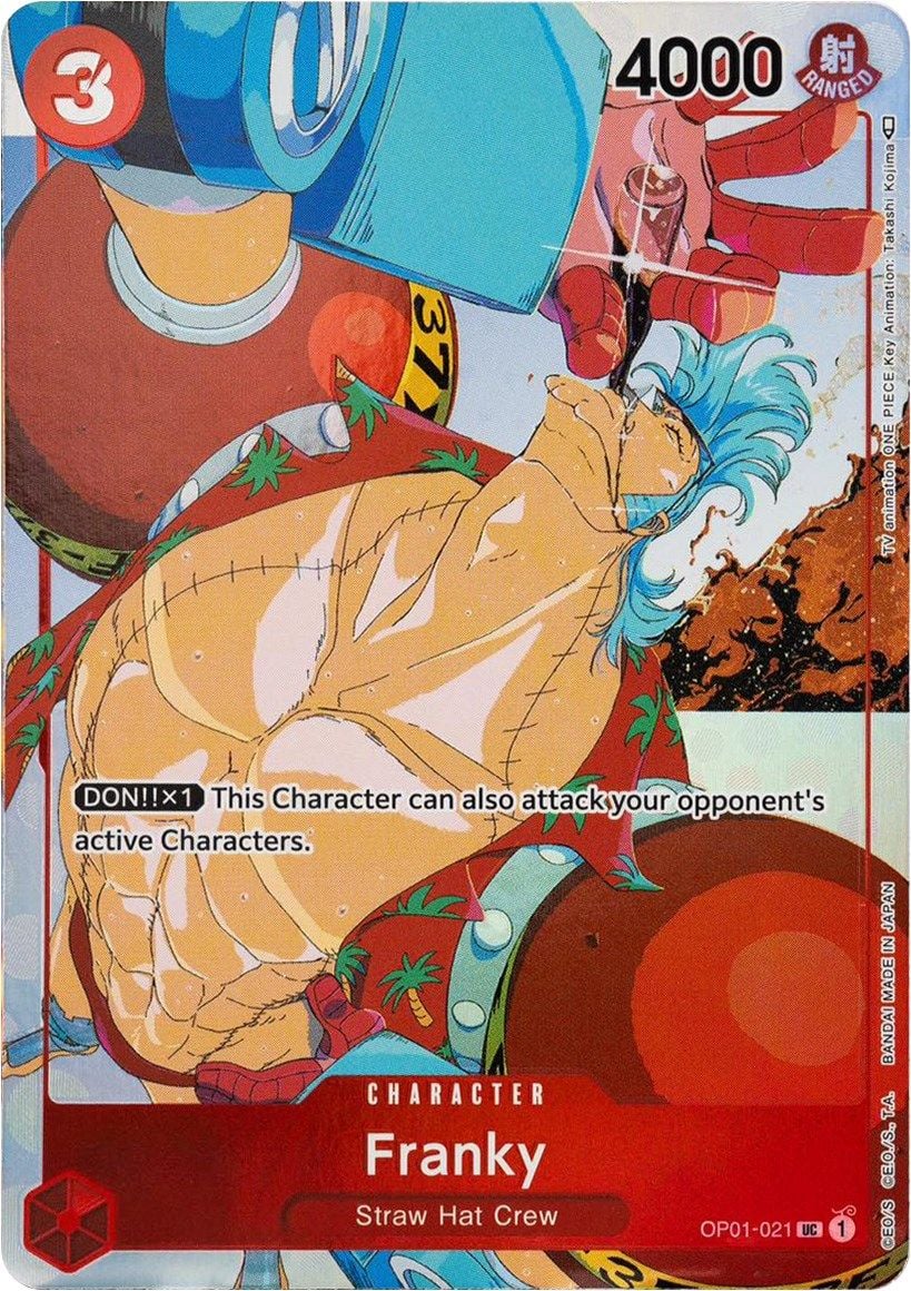 Franky OP01-021 [ Inglese / Giapponese / Francese / Cinese Semplificato ]