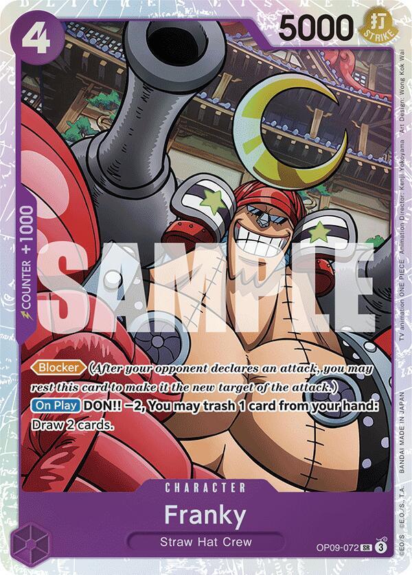 Franky OP09-072 [ Inglese / Giapponese / Francese / Cinese Semplificato ]