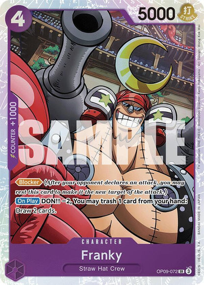 Franky OP09-072 [ Inglese / Giapponese / Francese / Cinese Semplificato ]