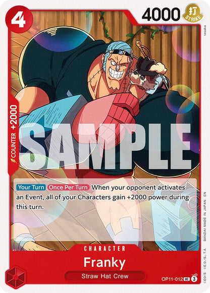 Franky OP11-012 [ Inglese / Giapponese / Francese / Cinese Semplificato ]