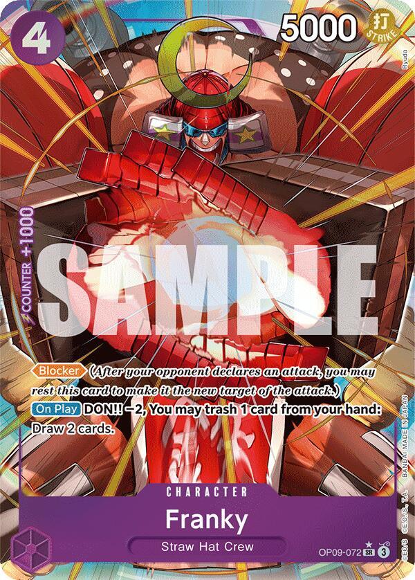 Franky OP09-072 [ Inglese / Giapponese / Francese / Cinese Semplificato ]