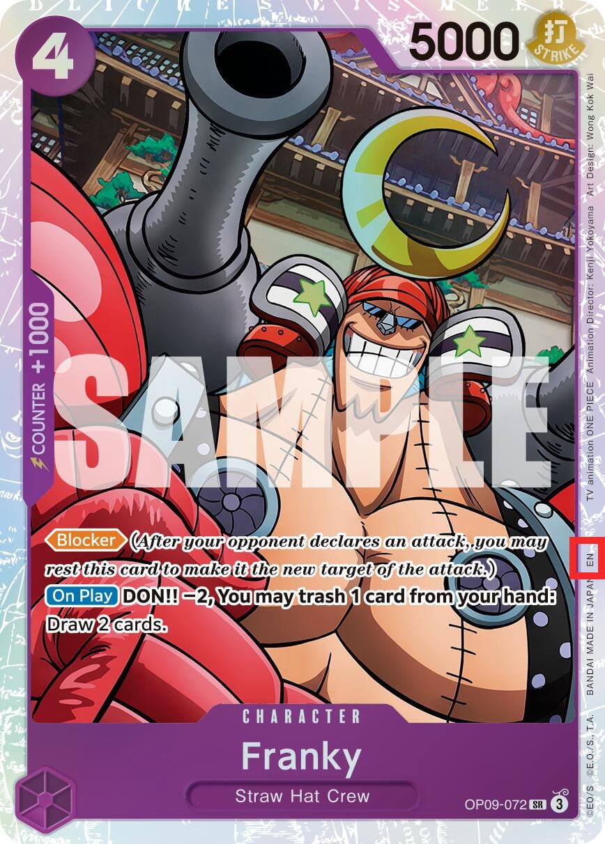 Franky OP09-072 [ Inglese / Giapponese / Francese / Cinese Semplificato ]