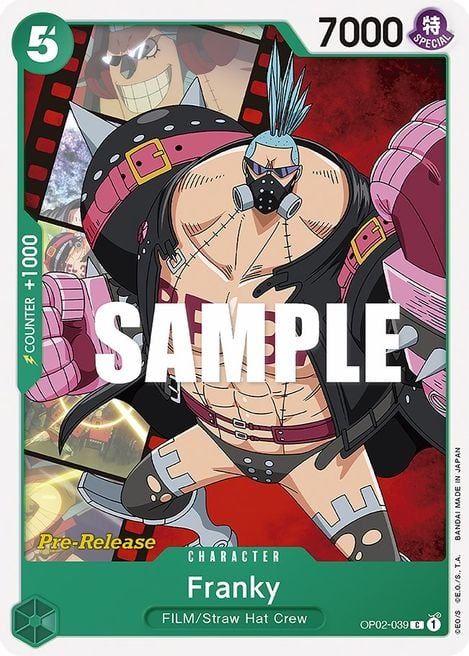 Franky OP02-039 [ Inglese / Giapponese / Francese / Cinese Semplificato ]