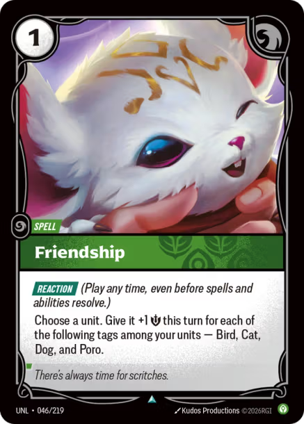 Friendship (Uncommon) [ Inglese / Cinese Semplificato ]