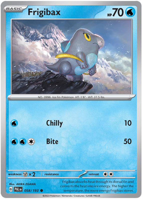 Frigibax - Evoluzioni a Paldea 058/193 [ Italiano ]