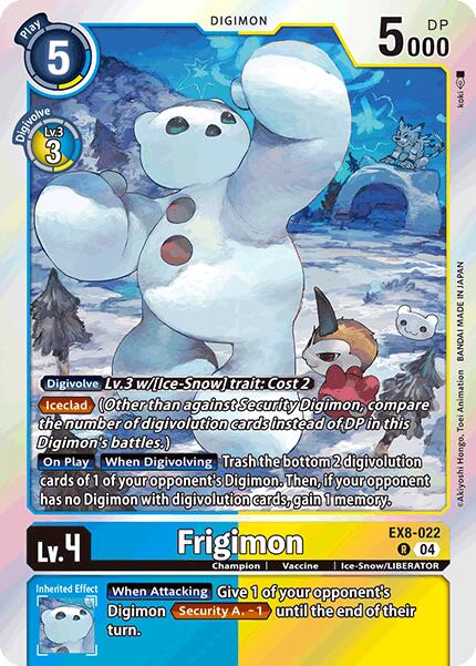 Frigimon EX8-022 [ Inglese / Giapponese ]