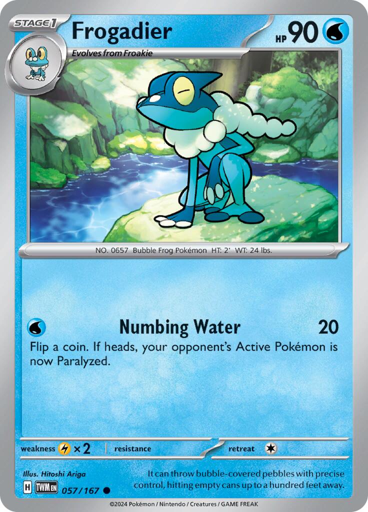 Frogadier - Crepuscolo Mascherato 057/167 [ Italiano / Inglese ]