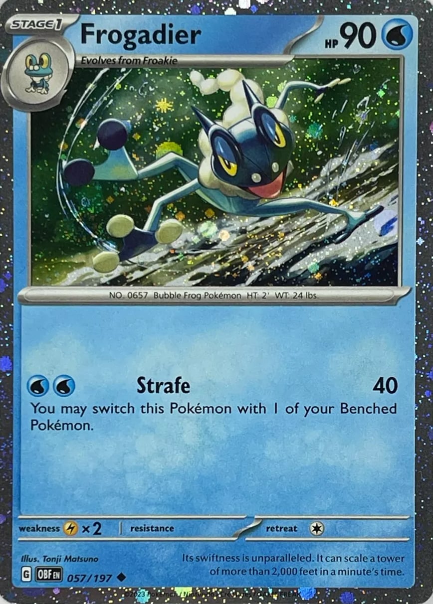 Frogadier - Ossidiana Infuocata 057/197 [ Italiano ]