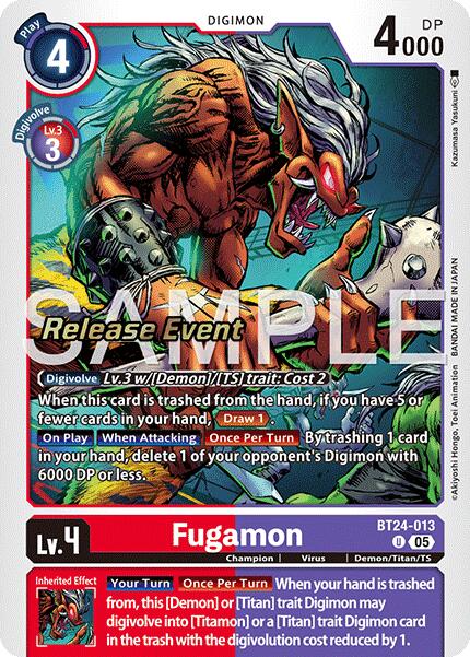 Fugamon BT24-013 [ Inglese / Giapponese ]