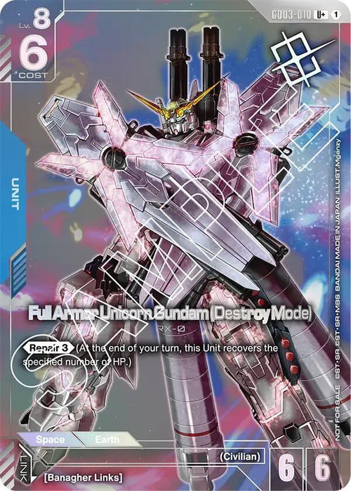 Full Armor Unicorn Gundam (Storetournamentwinnerpack 03) GD03-010 [ Inglese / Giapponese ]