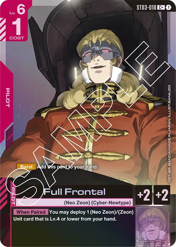 Full Frontal ST03-010 [ Inglese / Giapponese ]