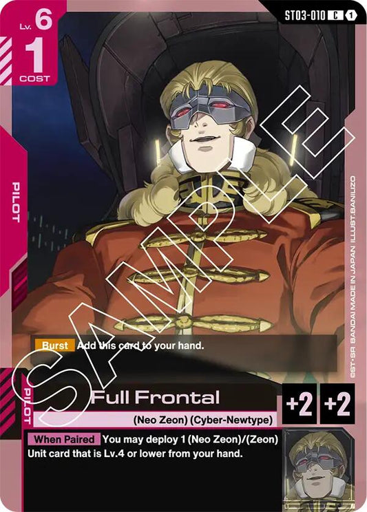 Full Frontal ST03-010 [ Inglese / Giapponese ]
