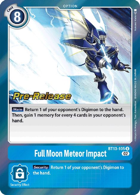 Full Moon Meteor Impact BT13-105 [ Inglese / Giapponese ]