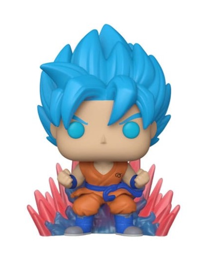 Funko Pop! - Dragon Ball Super - SSGSS Goku (Kaio-Ken Times Twenty) Special Edition- Glows in the dark Figure